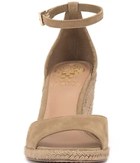Vince Camuto Felyn Espadrille Suede Wedge Sandals