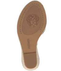 Vince Camuto Felyn Leather Ankle Strap Espadrille Wedge Sandals