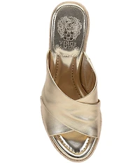 Vince Camuto Fisella Cross Band Espadrille Wedge Sandals