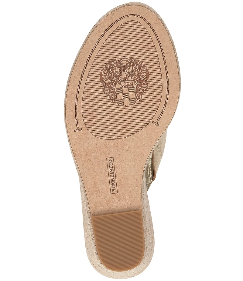 Vince Camuto Fisella Cross Band Espadrille Wedge Sandals
