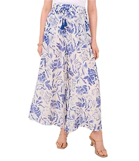 Vince Camuto Floral Print Wide Leg Pants