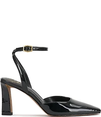 Vince Camuto Galees Patent Ankle Strap Pumps