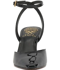 Vince Camuto Galees Patent Ankle Strap Pumps