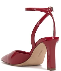 Vince Camuto Galees Patent Ankle Strap Pumps