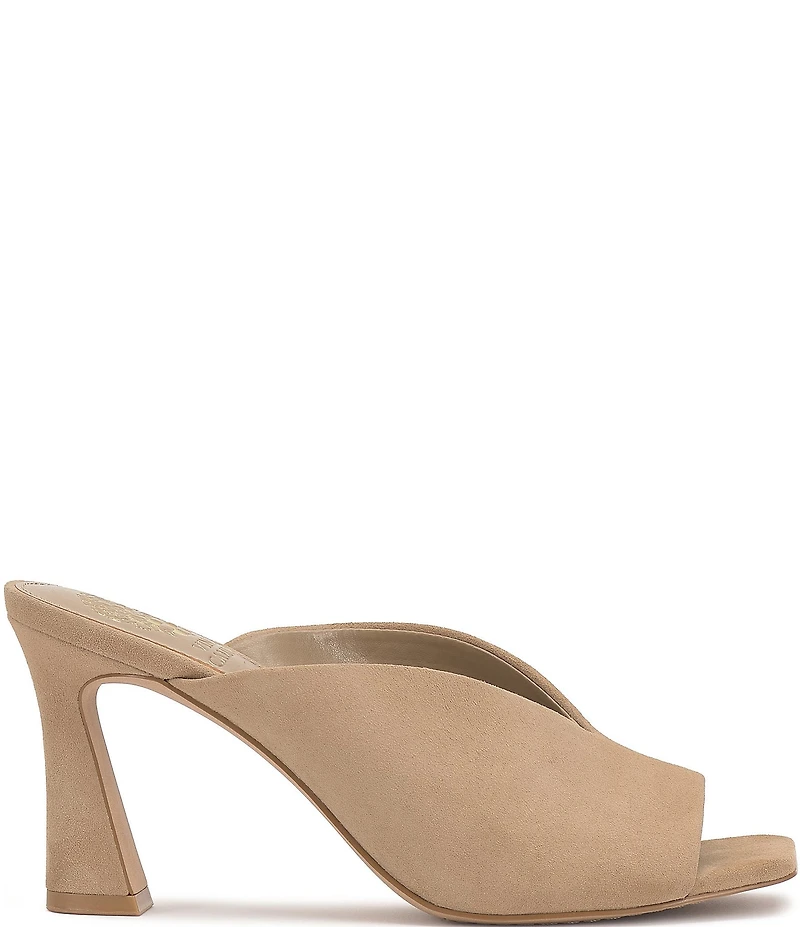 Vince Camuto Galeni Suede Square Toe Dress Slide Sandals