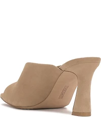 Vince Camuto Galeni Suede Square Toe Dress Slide Sandals