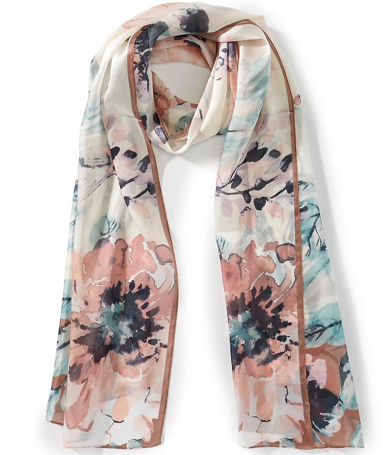 Vince Camuto Garden Blooms Oblong Scarf