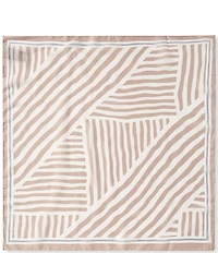 Vince Camuto Geo Stripe Bordered Square Scarf