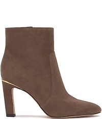 Vince Camuto Greer Suede Zip Up Ankle Booties
