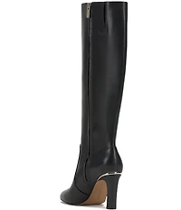 Vince Camuto Gylina Leather Tall Block Heel Boots