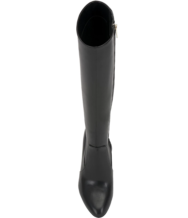 Vince Camuto Gylina Leather Tall Block Heel Boots