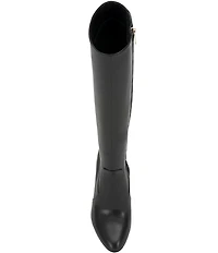 Vince Camuto Gylina Leather Tall Block Heel Boots