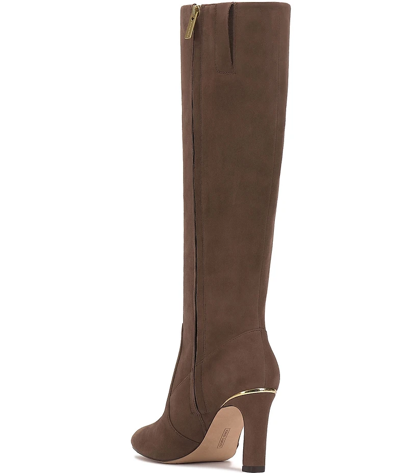Vince Camuto Gylina Suede Tall Block Heel Boots