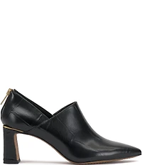 Vince Camuto Haiden Croco Printed Leather Pointed Toe Shooties