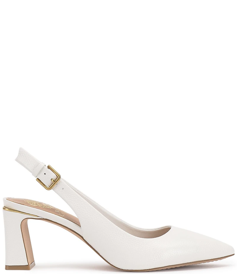Vince Camuto Hamden Leather Slingback Pumps