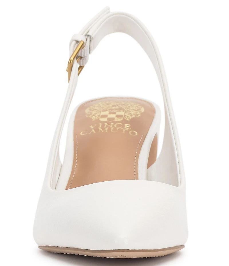 Vince Camuto Hamden Leather Slingback Pumps