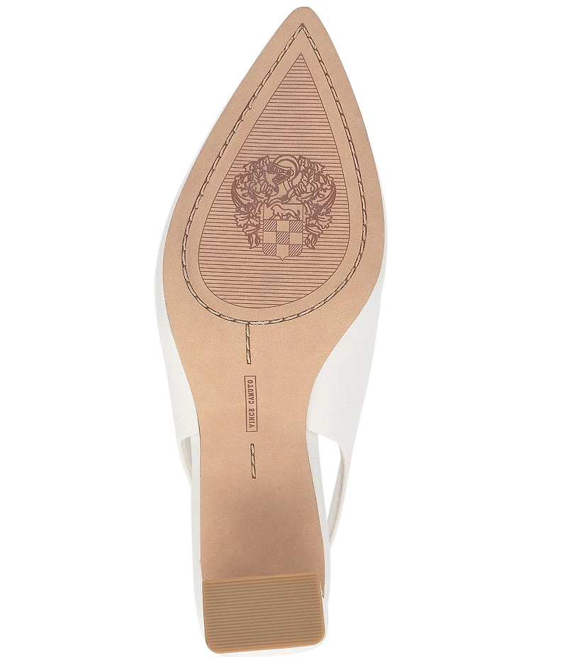 Vince Camuto Hamden Leather Slingback Pumps