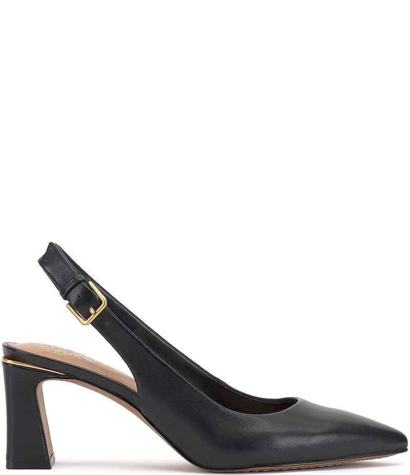 Vince Camuto Hamden Leather Slingback Pumps