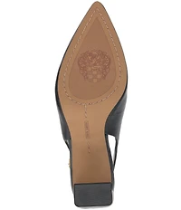 Vince Camuto Hamden Leather Slingback Pumps