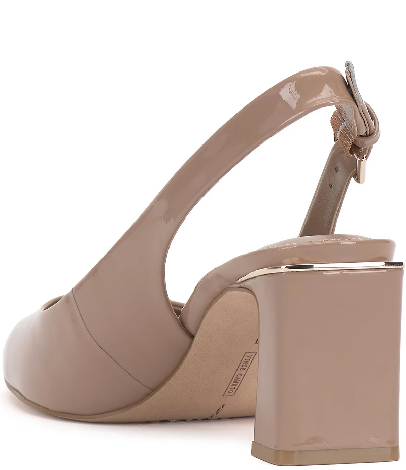 Vince Camuto Hamden Patent Leather Slingback Pumps