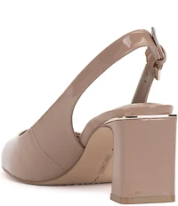 Vince Camuto Hamden Patent Leather Slingback Pumps