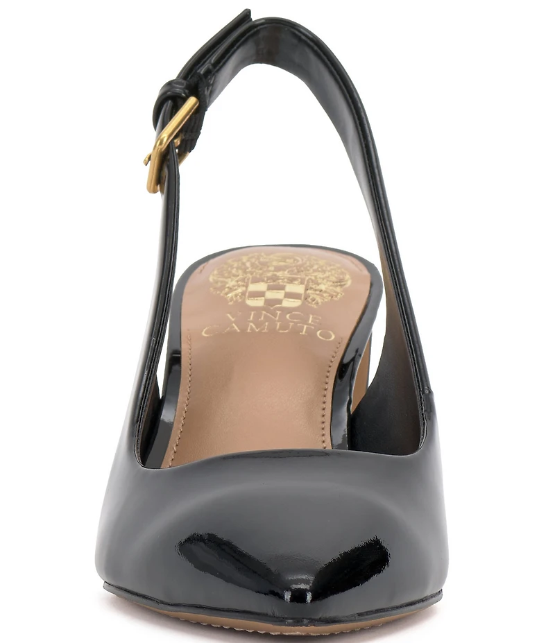 Vince Camuto Hamden Patent Leather Slingback Pumps