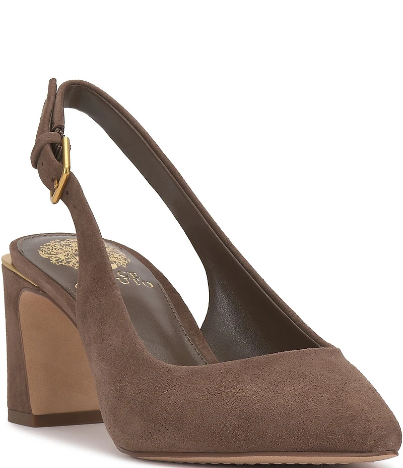 Vince Camuto Hamden Suede Slingback Pumps