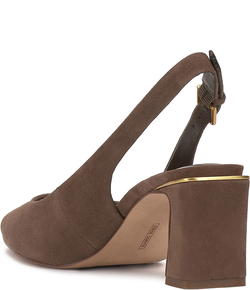 Vince Camuto Hamden Suede Slingback Pumps