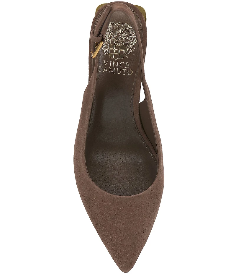 Vince Camuto Hamden Suede Slingback Pumps
