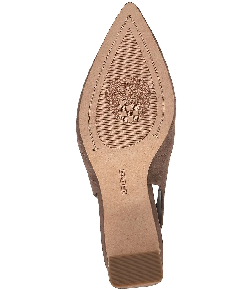 Vince Camuto Hamden Suede Slingback Pumps