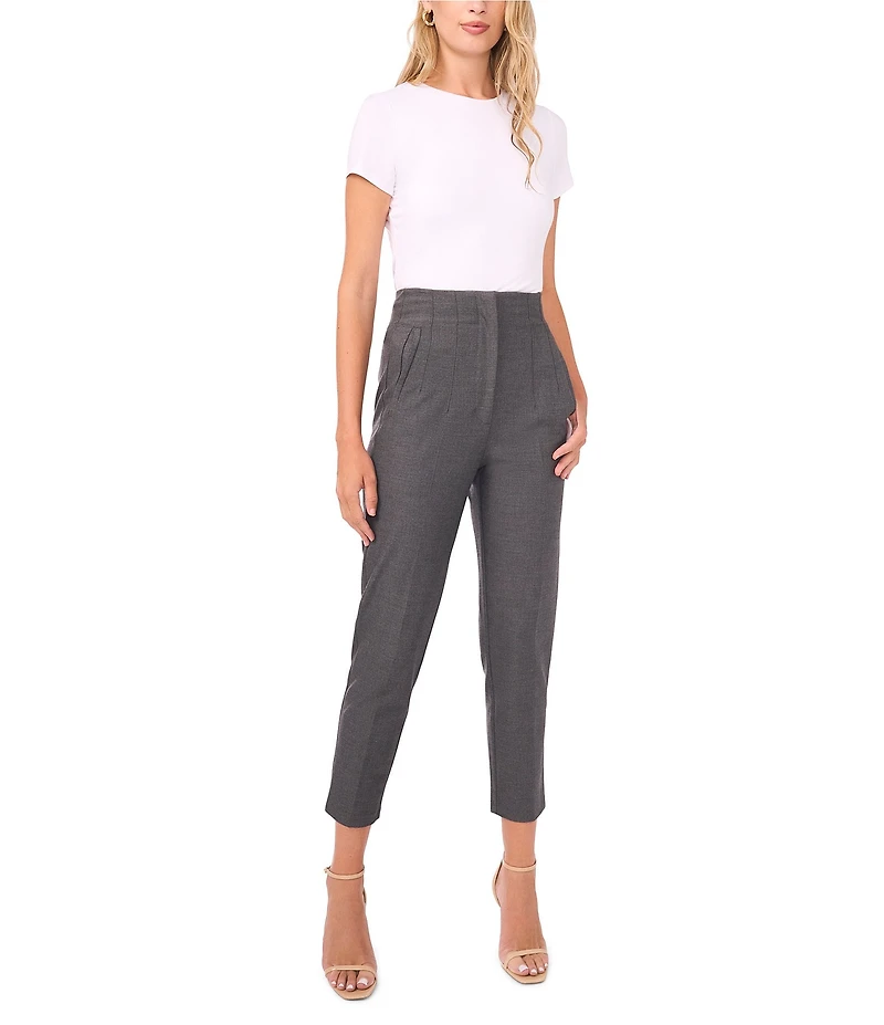 Vince Camuto High Waisted Tapered Leg Pants