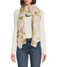 Vince Camuto Inky Floral Super Soft Scarf Wrap