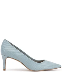 Vince Camuto Kehlia Lizard Embossed Leather Pointed Toe Pumps