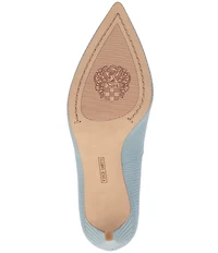 Vince Camuto Kehlia Lizard Embossed Leather Pointed Toe Pumps