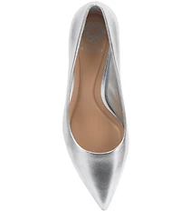Vince Camuto Kehlia Leather Mid Heel Pumps