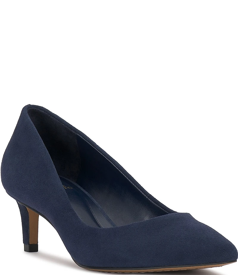 Vince Camuto Kehlia Suede Kitten Heel Pumps