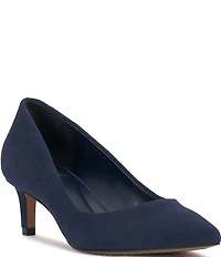 Vince Camuto Kehlia Suede Kitten Heel Pumps