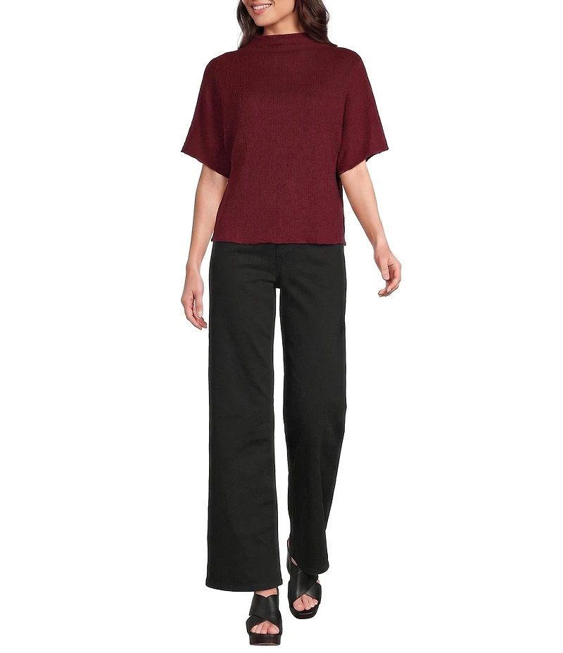 Vince Camuto Knit Cowl Neck Short Sleeve Blouse