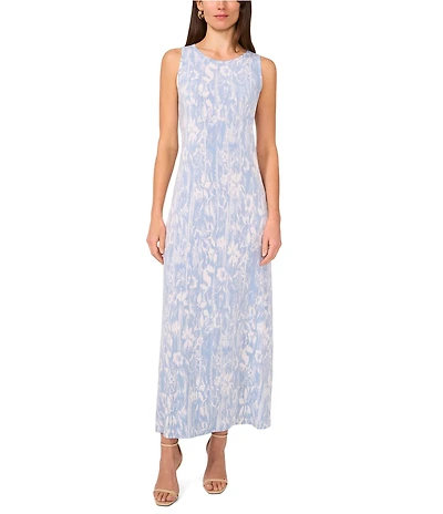 Vince Camuto Knit Crew Neck Sleeveless Keyhole Back Maxi Dress