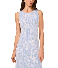 Vince Camuto Knit Crew Neck Sleeveless Keyhole Back Maxi Dress