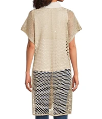 Vince Camuto Knit Crochet Duster