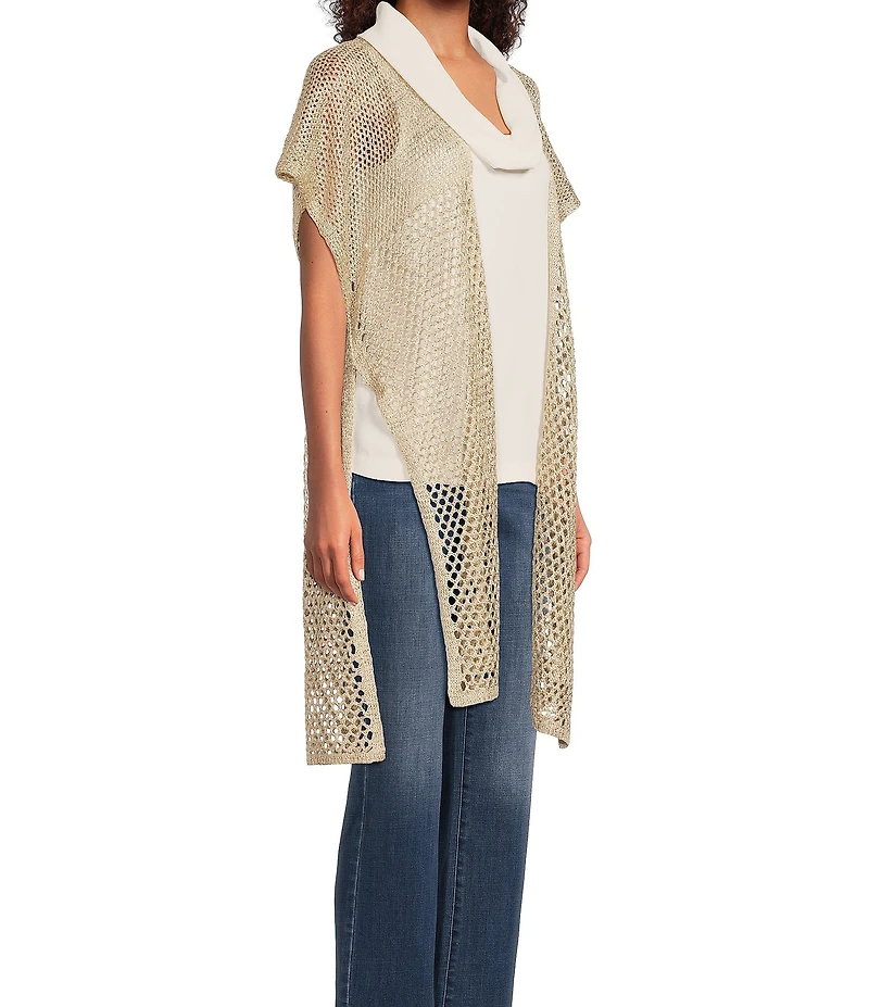 Vince Camuto Knit Crochet Duster