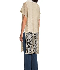 Vince Camuto Knit Crochet Duster
