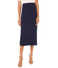 Vince Camuto Knit Midi Pencil Skirt