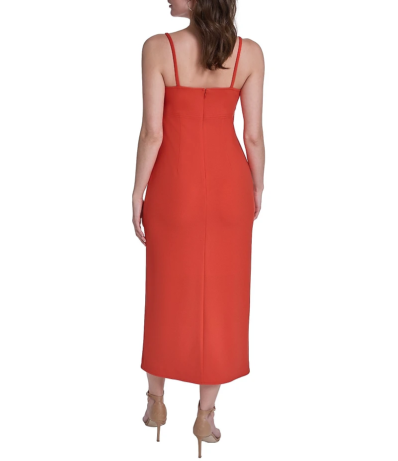 Vince Camuto Knit Sweetheart Neck Sleeveless Sheath Dress