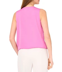Vince Camuto Knit V-Neck Sleeveless Tank