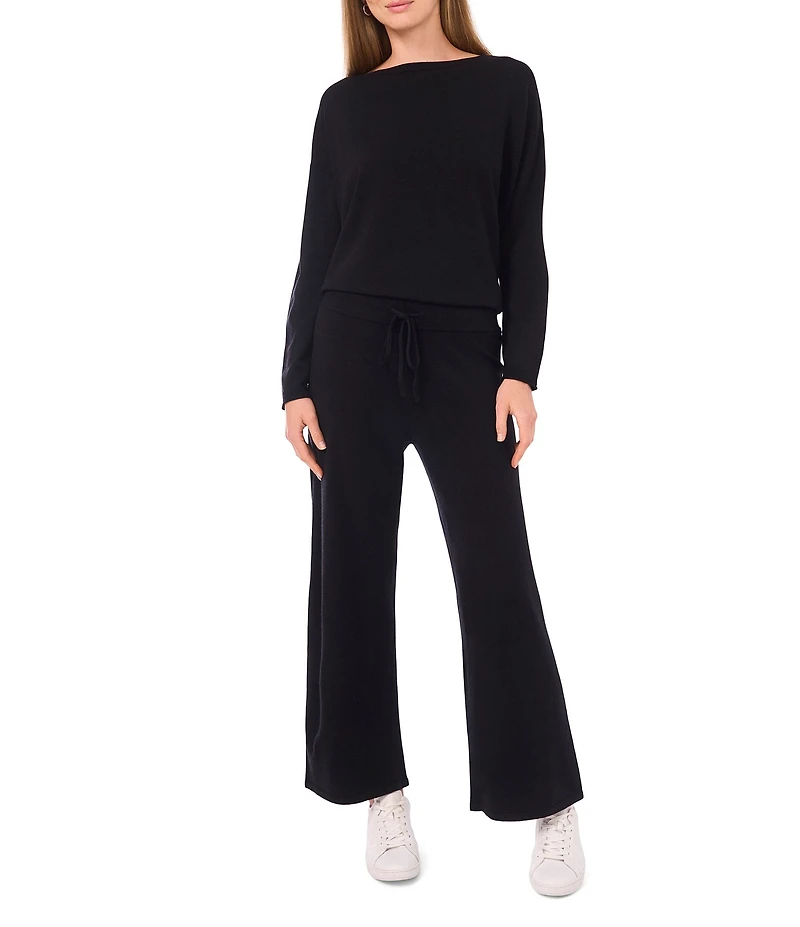 Vince Camuto Coordinating Knit Wide Leg Drawstring Pants