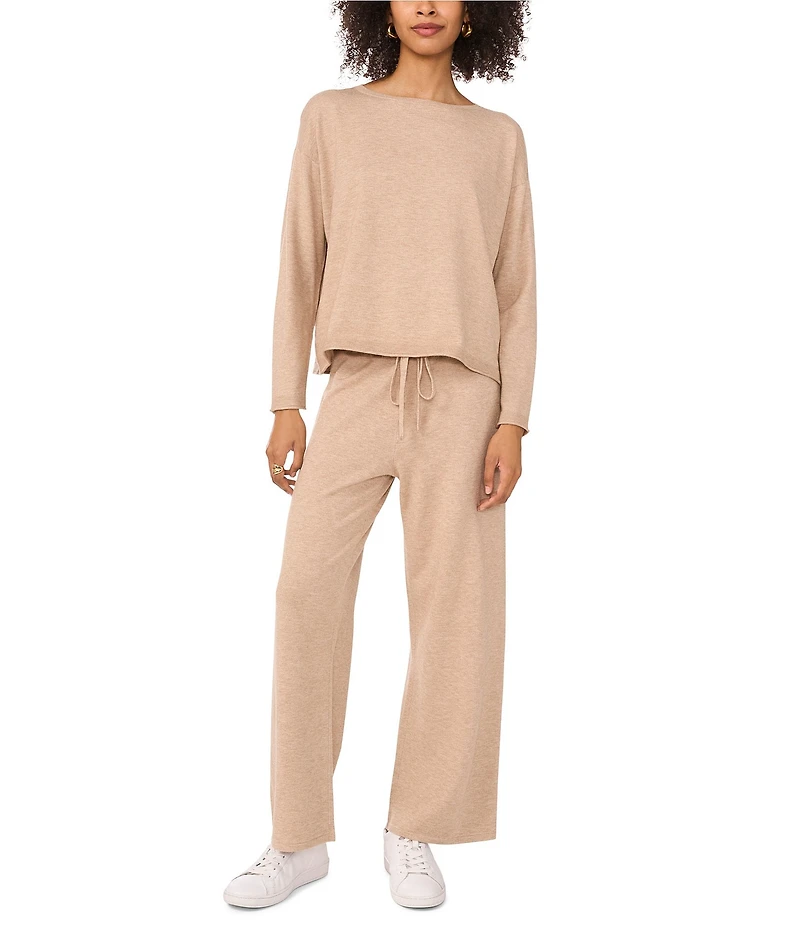 Vince Camuto Knit Wide Leg Drawstring Pant