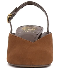 Vince Camuto Kylien Suede Slingback Kitten Heel Pumps