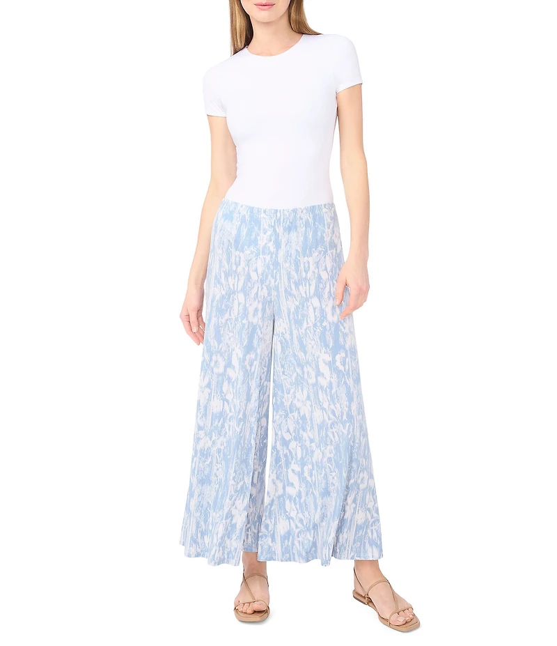 Vince Camuto Lake Breeze Pull On Wide Leg Coordinating Pants